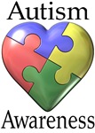 asperger's autism awareness puzzle heart t-shirt