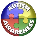 autism awareness puzzle button